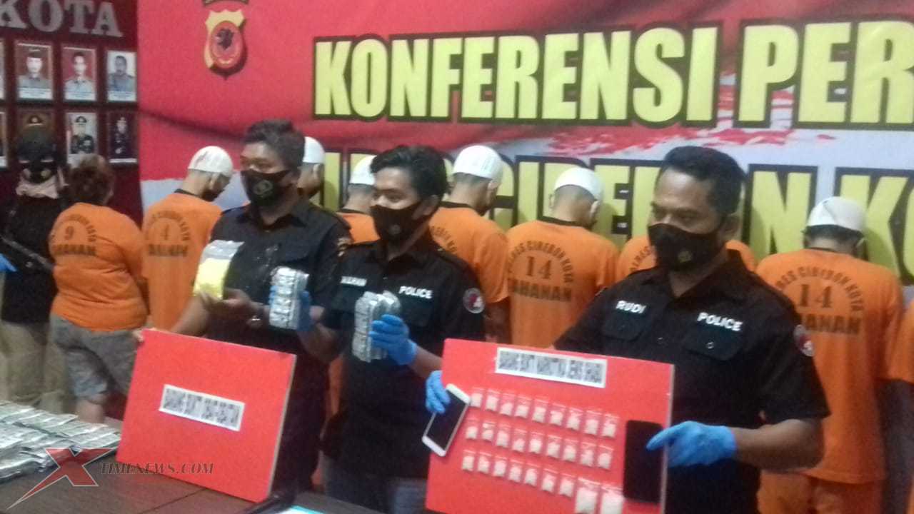 Satnarkoba Polres Cirebon Kota Bekuk 13 Penyalahguna Obat Terlarang